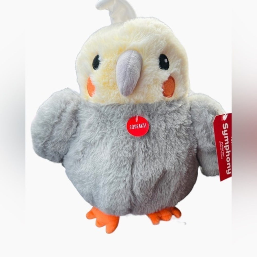 PETSMART CHANCE & FRIENDS HOLIDAY SYMOHONY 2022 COCKATIEL PLUSH W SQUEAK…